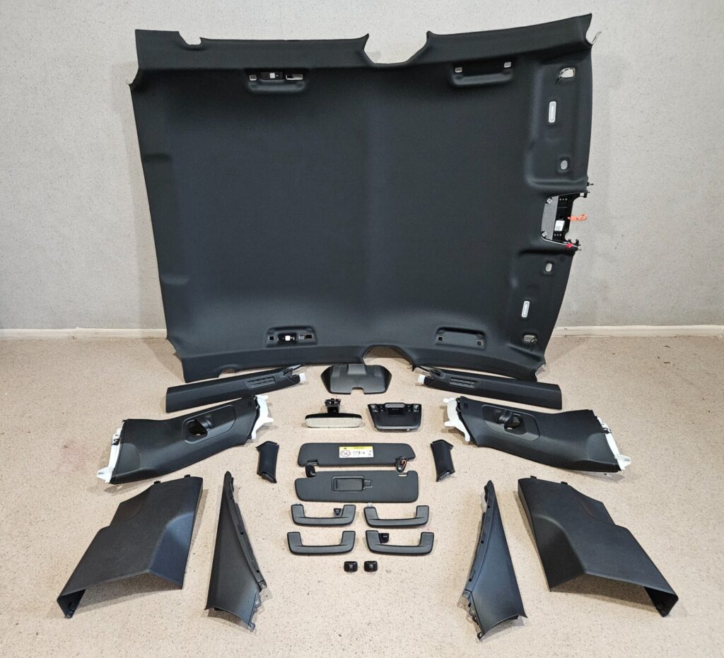 Porsche Taycan 9J1 Headliner Set Black