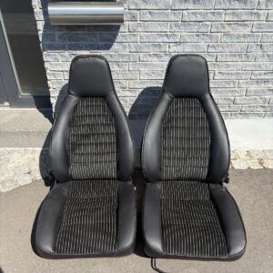 Porsche 911 / 924 / 944 Seat Set Black