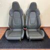 Porsche 911 992 Front Sport Seat Set Agave Green