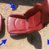 Porsche 911 Turbo S / Cayman 997 Front Sport Seat Set Bordeaux Red