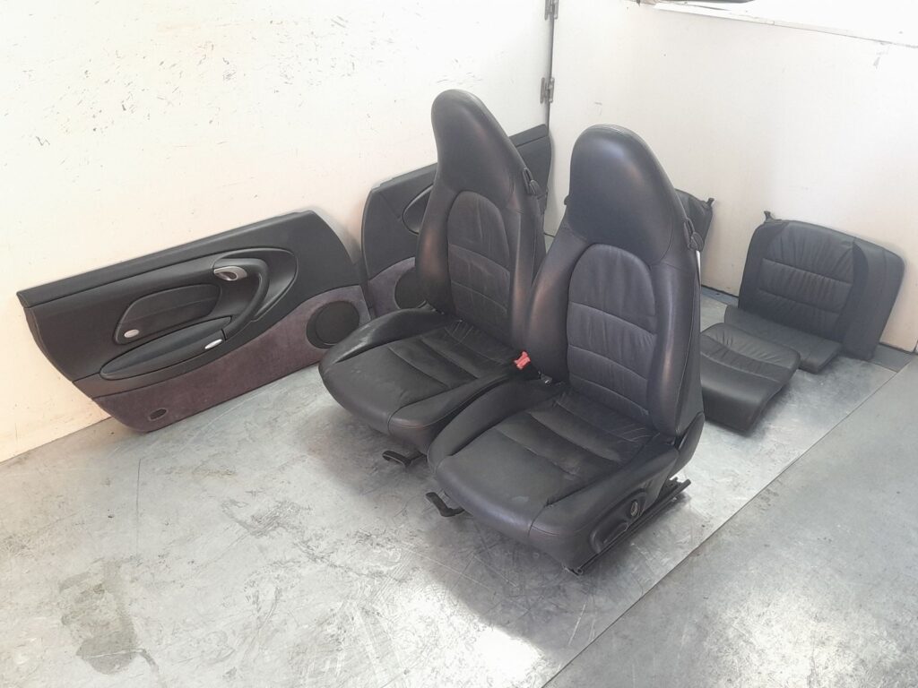 Porsche 911 996 Seat Set Grey OEM 99652116103ERZ