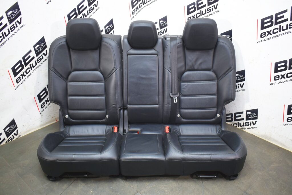 Porsche Cayenne 958 / 92A Rear Seat Bench Black