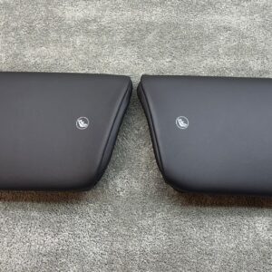 Porsche 911 991 Rear Seat Lumbar Support Set Black
