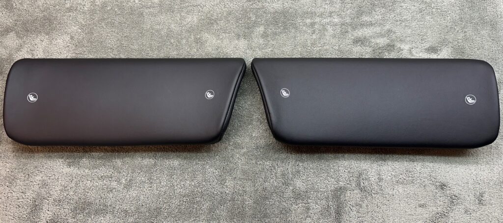 Porsche 911 991 Rear Seat Lumbar Support Set Black