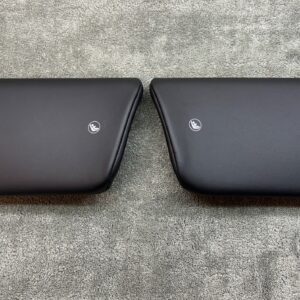 Porsche 911 991 Rear Seat Lumbar Support Set Black