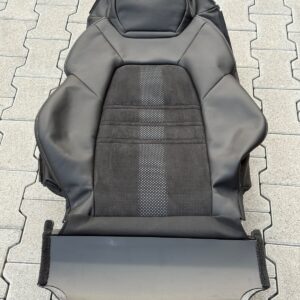 Porsche Cayenne Coupe Turbo GT 9Y3 Front Right Seat Backrest Cover Black OEM 9Y3881806BBPO2