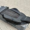 Porsche Cayenne Coupe Turbo GT 9Y3 Front Right Seat Backrest Cover Black OEM 9Y3881806BBPO2