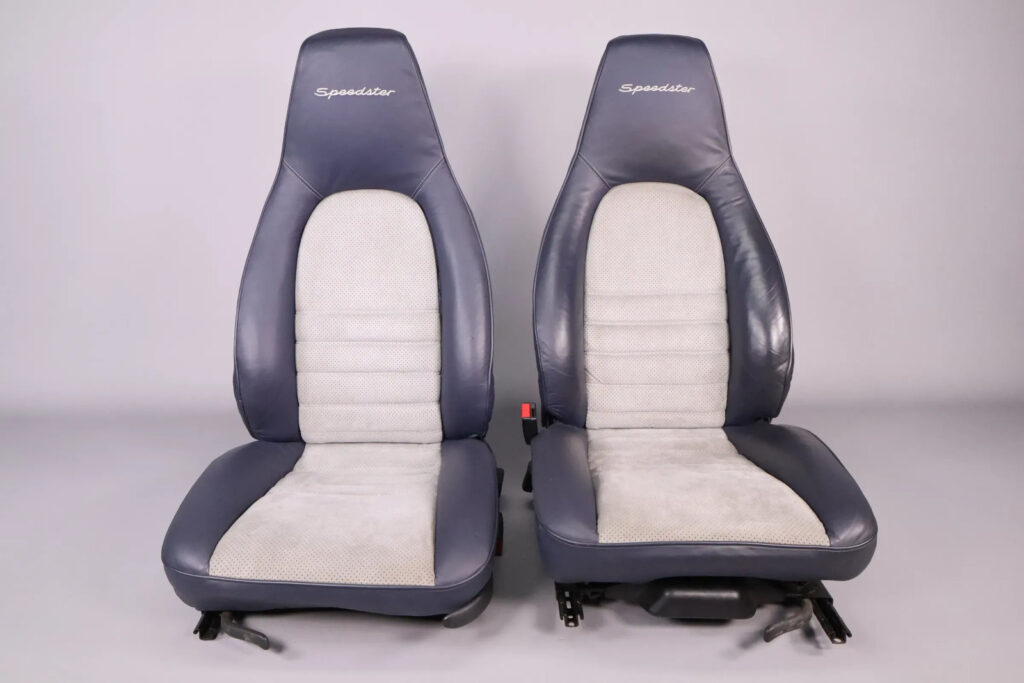Porsche 911 Speedster 964 Front Seat Set Blue / Grey