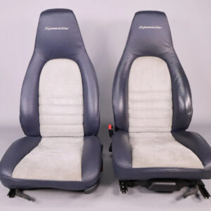 Porsche 911 Speedster 964 Front Seat Set Blue / Grey