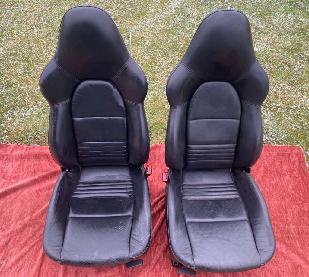 Porsche 911 GT3 / Boxster 996 / 986 Front Sport Seat Set Black