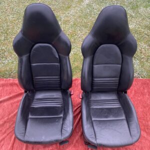 Porsche 911 GT3 / Boxster 996 / 986 Front Sport Seat Set Black