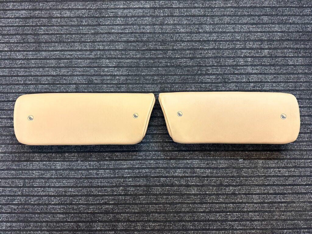 Porsche 911 991 Rear Seat Lumbar Support Set Luxor Beige