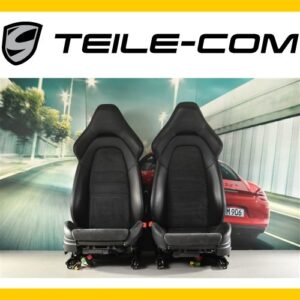 Porsche Panamera GTS G2 / 971 Front Sport Seat Set Black OEM 971881805EHGDB