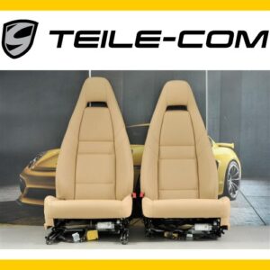 Porsche Panamera 970 Front Seat Set Luxor Beige OEM 97052114106DAC