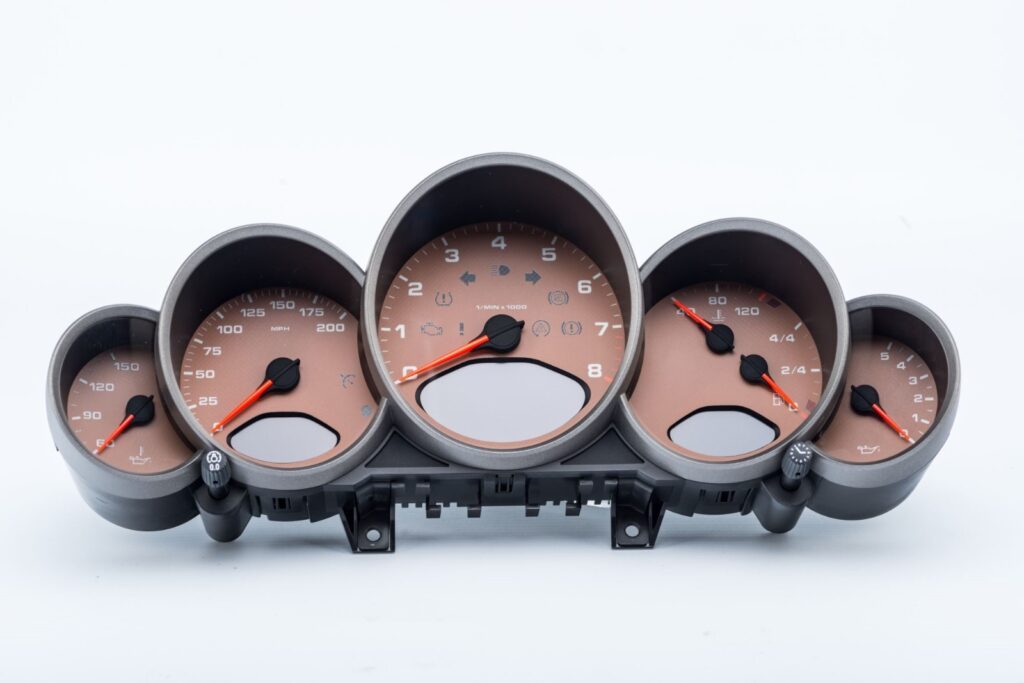 Porsche 911 997 MK1 Instrument Cluster Brown OEM 99764198027T13