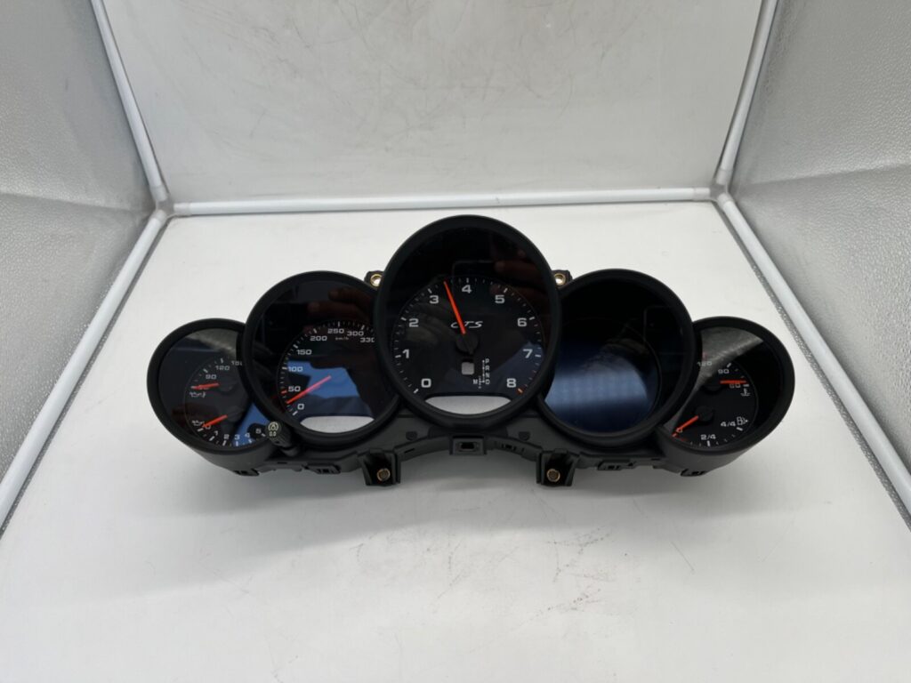 Porsche 911 Instrument Cluster Black OEM 9P1920911DA05