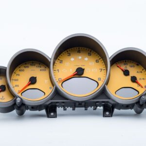 Porsche 911 S 997 MK1 Instrument Cluster Yellow OEM 9976419807712H