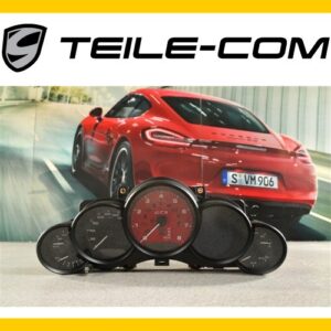 Porsche 911 Carrera GTS 991.2 Instrument Cluster Carmine Red OEM 9P1920911ACA05