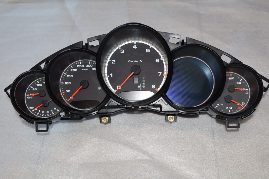 Porsche Panamera Turbo S 970 Instrument Cluster Black OEM 97064112508A05