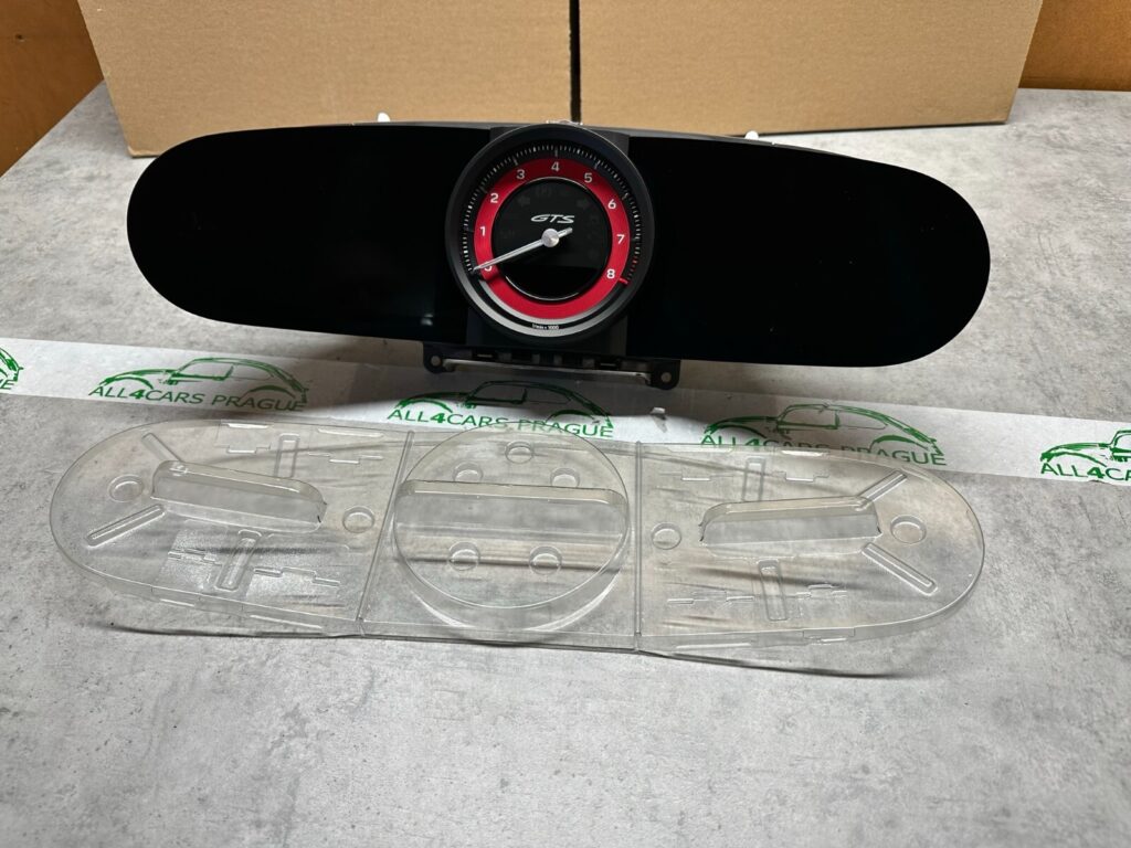 Porsche 911 GTS 992 Instrument Cluster Red OEM 992920950DM3C