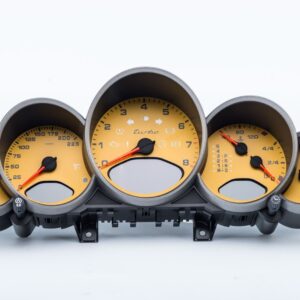 Porsche 911 Turbo 997 MK1 Instrument Cluster Yellow OEM 9976419852812H