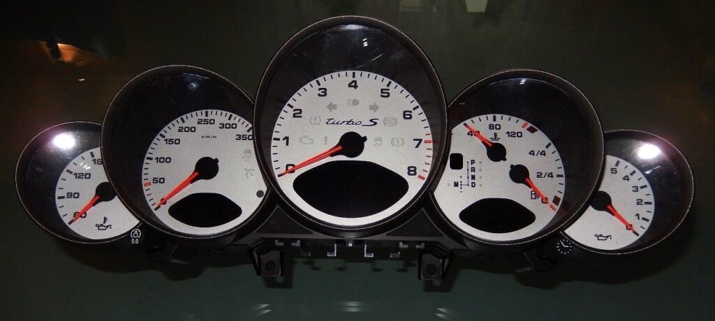 Porsche 911 Turbo S 997 Instrument Cluster OEM 99764138401D07