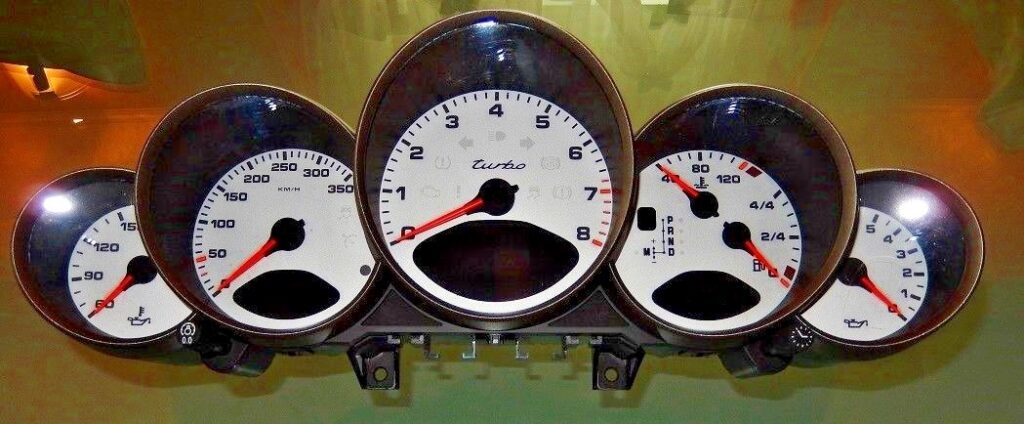 Porsche 911 Turbo 997 Instrument Cluster OEM 99764133401D07