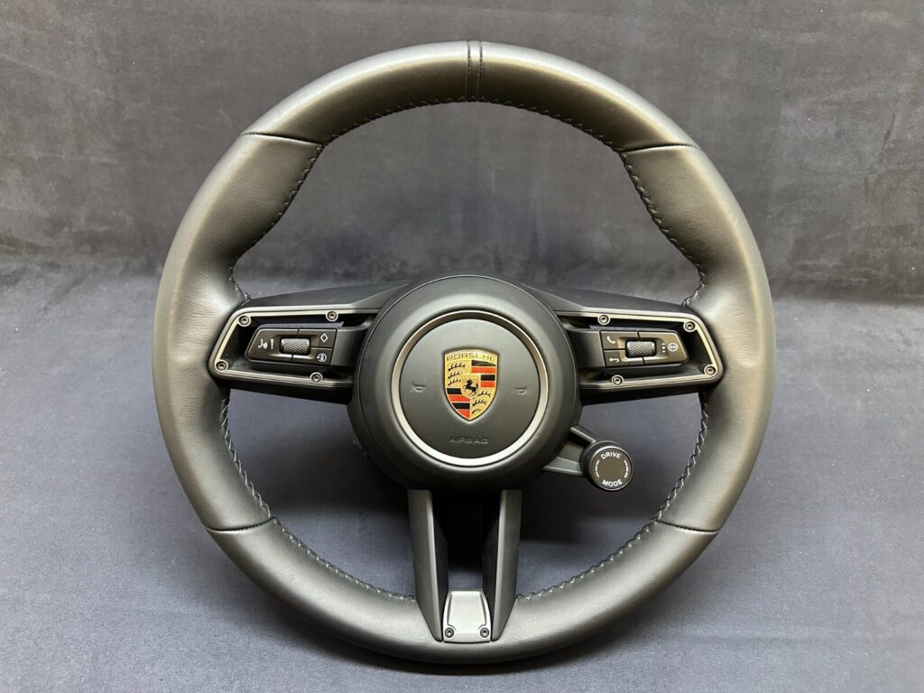 Porsche Taycan Steering Wheel Black