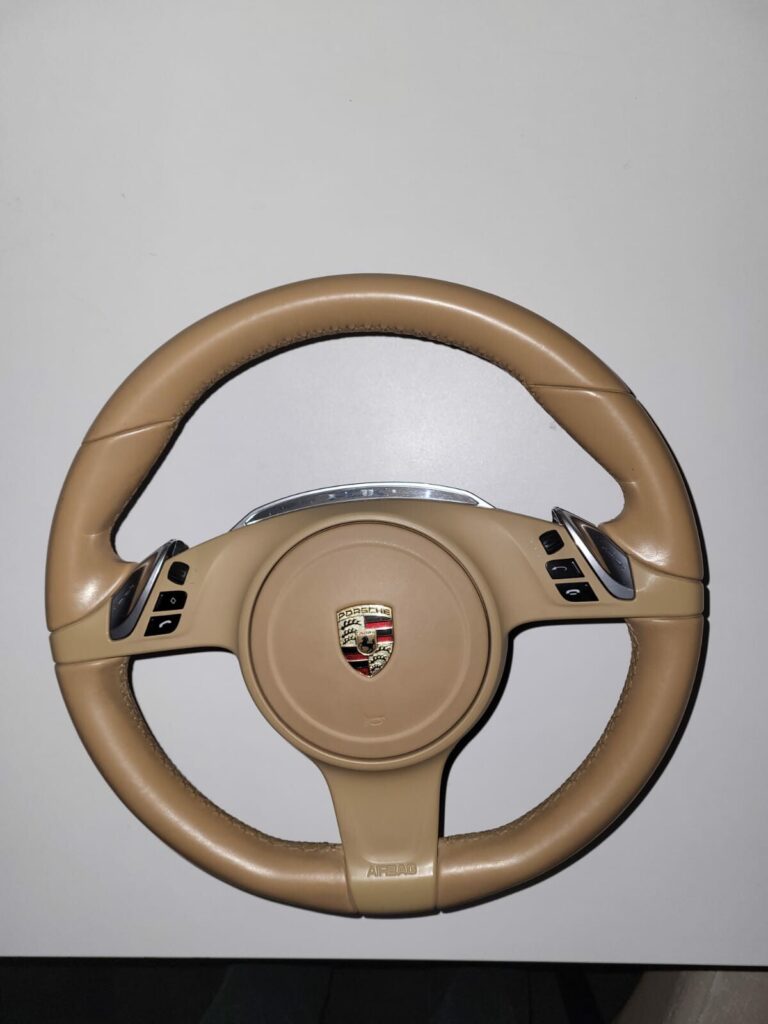 Porsche 911 991 Steering Wheel Beige