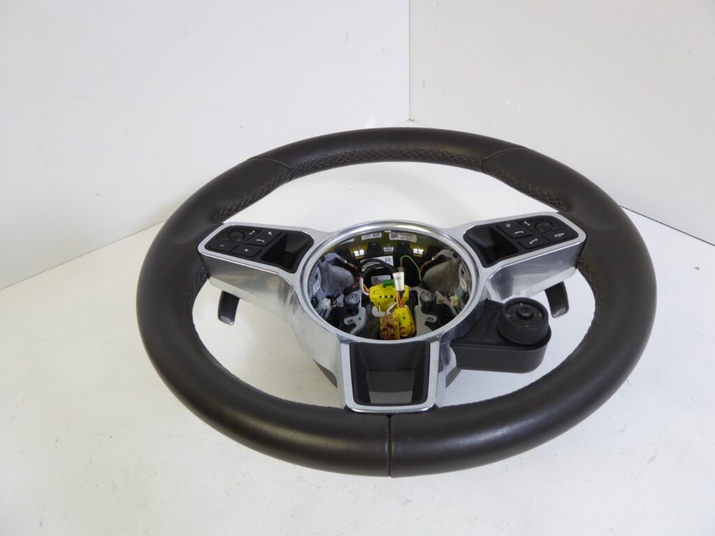Porsche 911 / Macan / Panamera / Cayenne 991 Steering Wheel Brown OEM 9714190918R