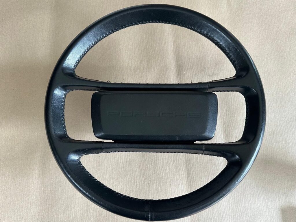 Porsche 924 / 944 Steering Wheel Black OEM 94434708402