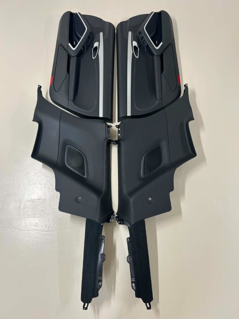Porsche 911 991 Door Panel Set Black