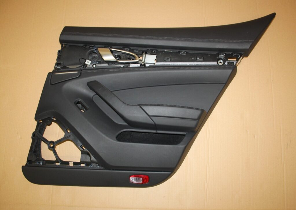 Porsche Panamera 970 Rear Right Door Panel Black OEM 97055591402A11