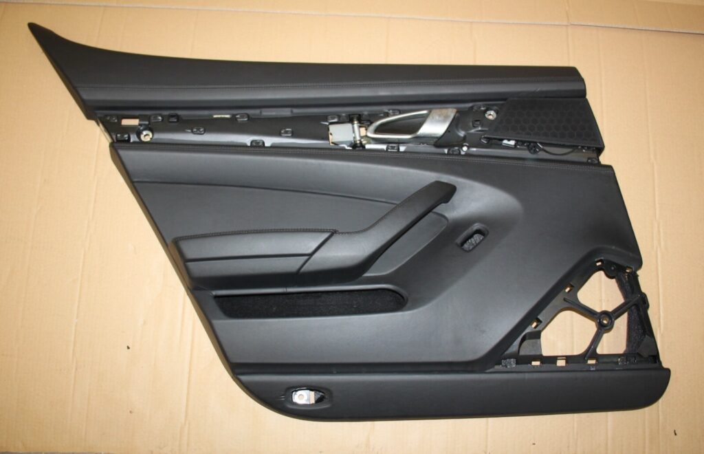 Porsche Panamera 970 Rear Left Door Panel Black OEM 97055591309A11