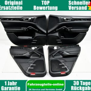 Porsche Cayenne 92A Door Panel Set Black