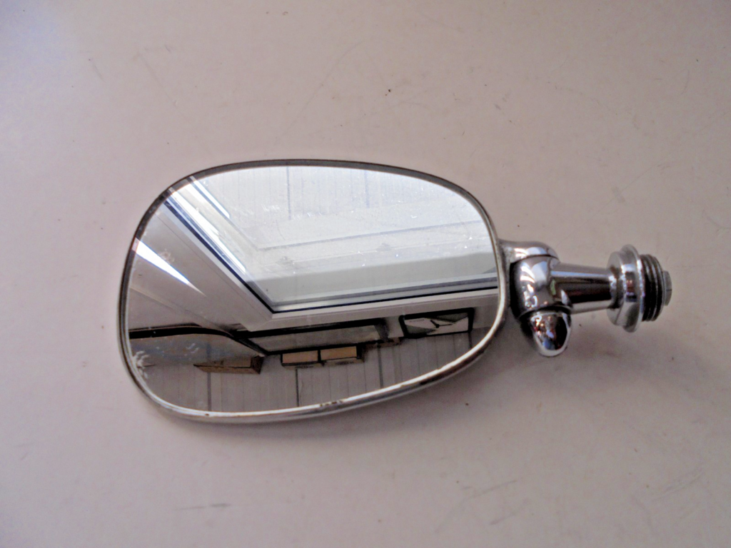 Volkswagen Karmann Ghia Type 14 / Type 34 Left Door Mirror Chrome OEM 141857501