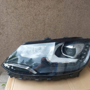 Volkswagen Sharan II / 7N Front Left LED Headlight Black OEM 7N1941751
