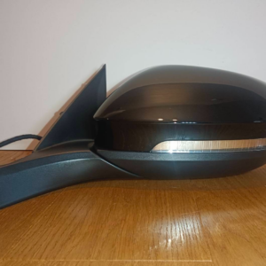 Volkswagen T-Roc Facelift Left Door Mirror Black