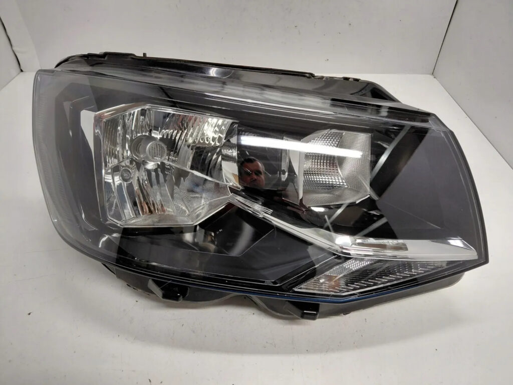 Volkswagen Transporter Front Right Headlight Black OEM 7E1941016AD