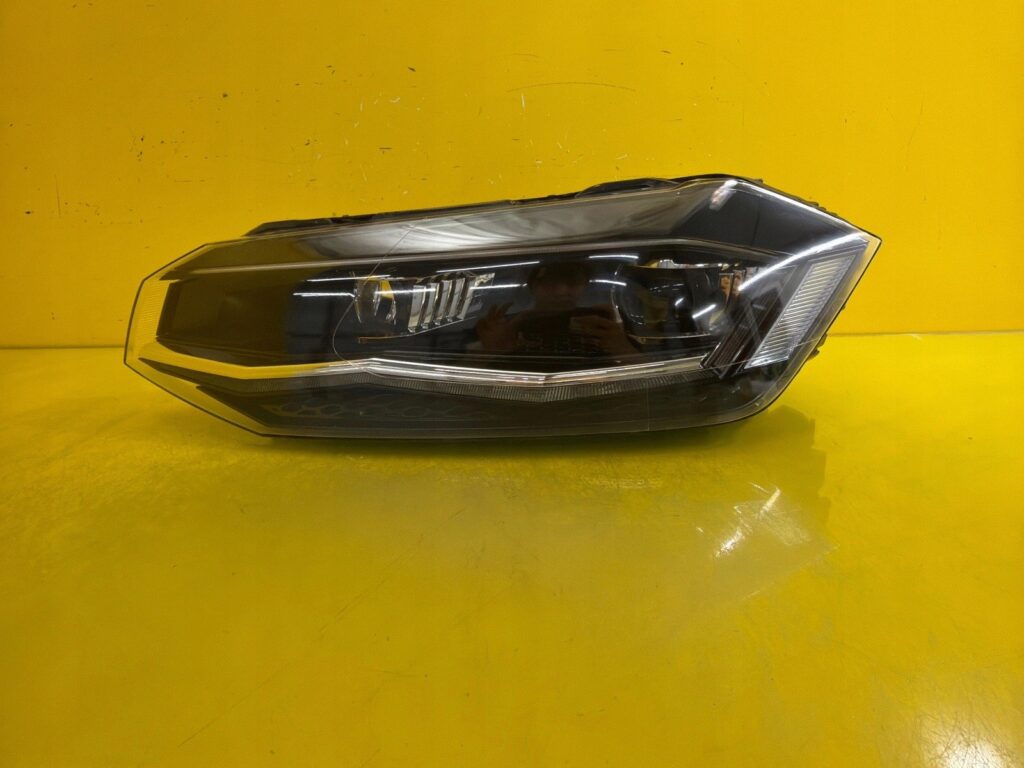 Volkswagen Polo VI Front Left LED Headlight Black OEM 2G1941035H