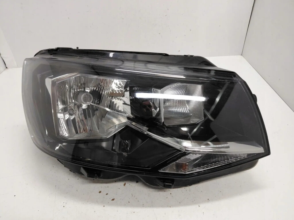 Volkswagen Transporter Front Right Headlight Black OEM 7E1941016AD