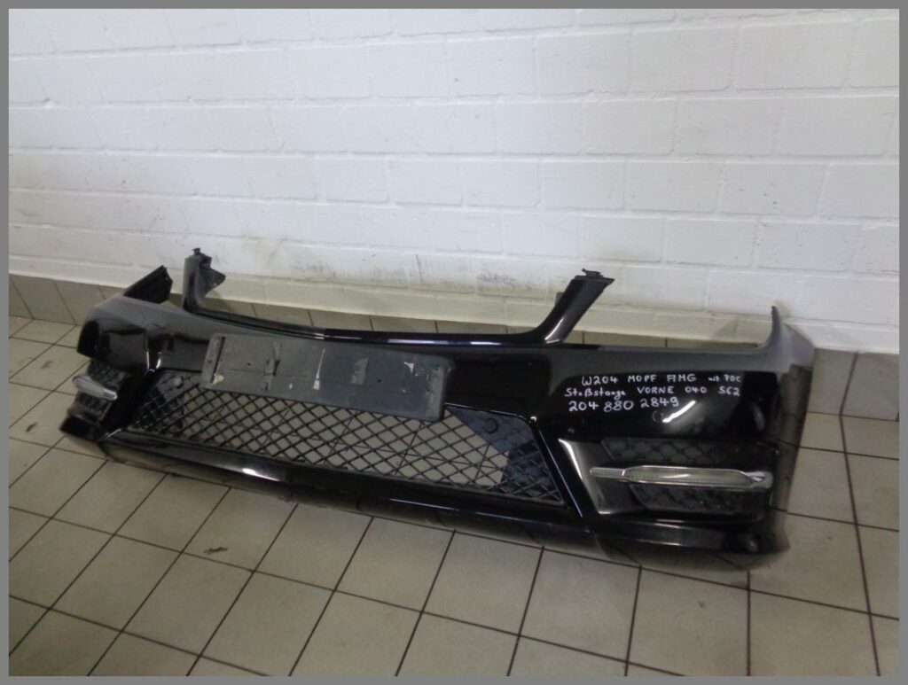 Mercedes C-Class W204 Front Bumper Black OEM A2048802849