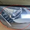 Volkswagen Touareg 7P Front Right Xenon / LED Headlight Black OEM 7P1941034