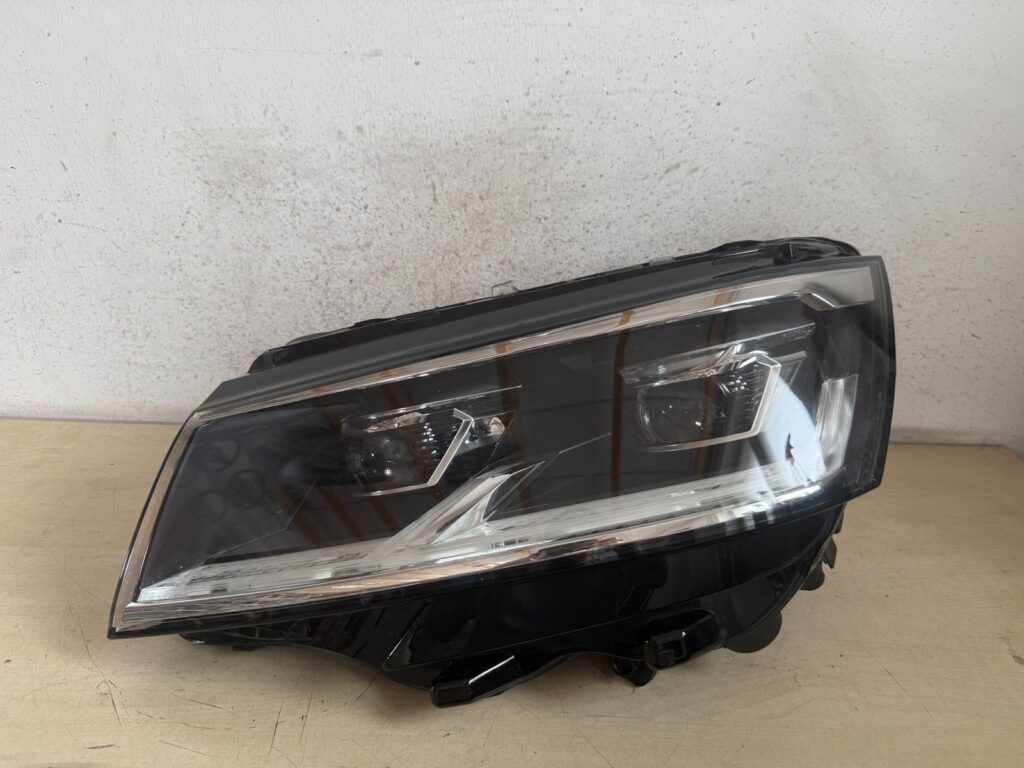 Volkswagen Transporter T6 Facelift Front Left LED Headlight Black OEM 7L1941035D