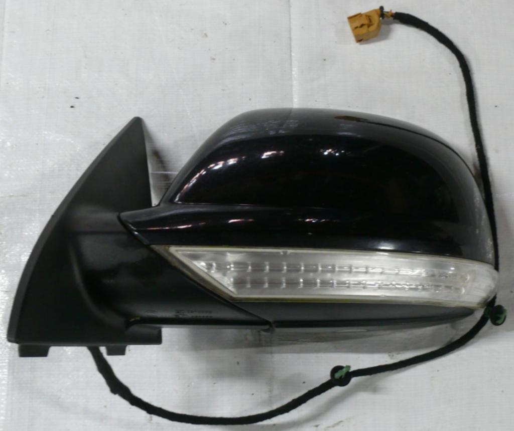 Volkswagen Touareg 7L Facelift Left Door Mirror Black