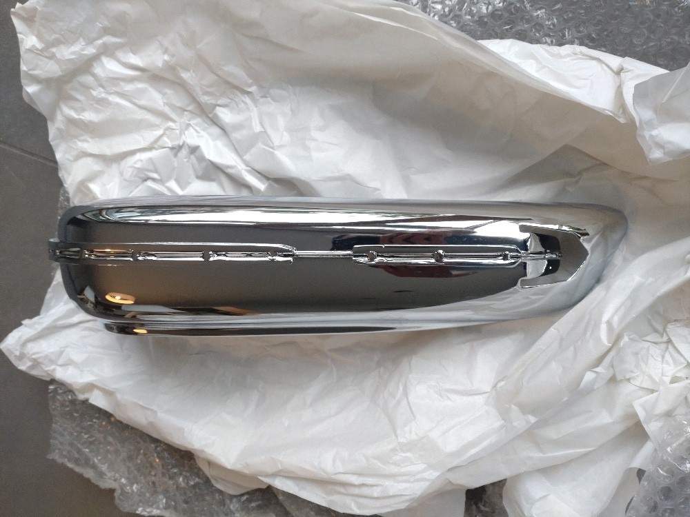 Mercedes W123 Rear Right Bumper Corner Chrome OEM 1238800471
