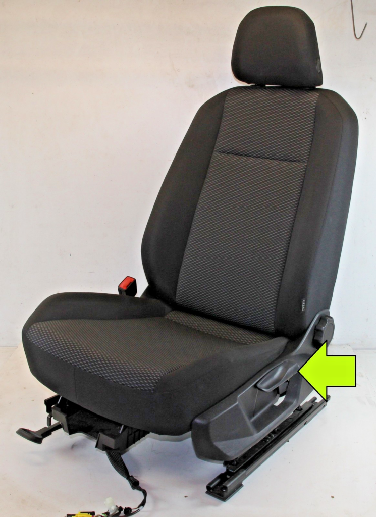 Volkswagen Polo AW1 / BZ1 Front Left Seat Black