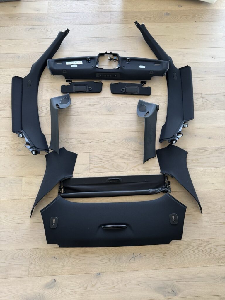 Mercedes AMG GT C190 Headliner Set Black