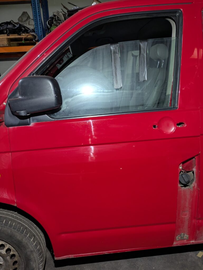 Volkswagen Transporter / Multivan T5 Front Left Door Red