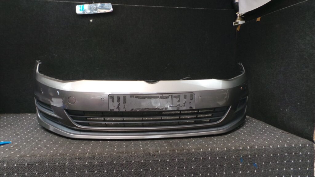 Volkswagen Golf VII Front Bumper Grey OEM 5G0807221